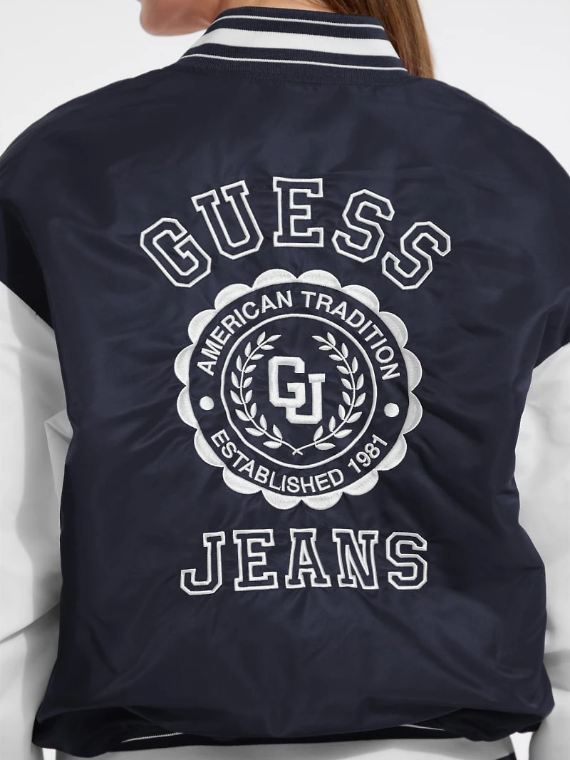 Embroidered Varsity Jacket
