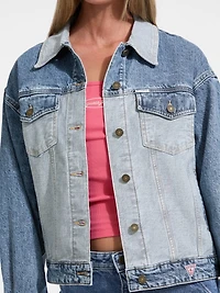 Oversized Denim Trucker Jacket
