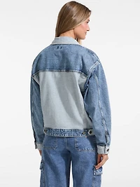 Oversized Denim Trucker Jacket