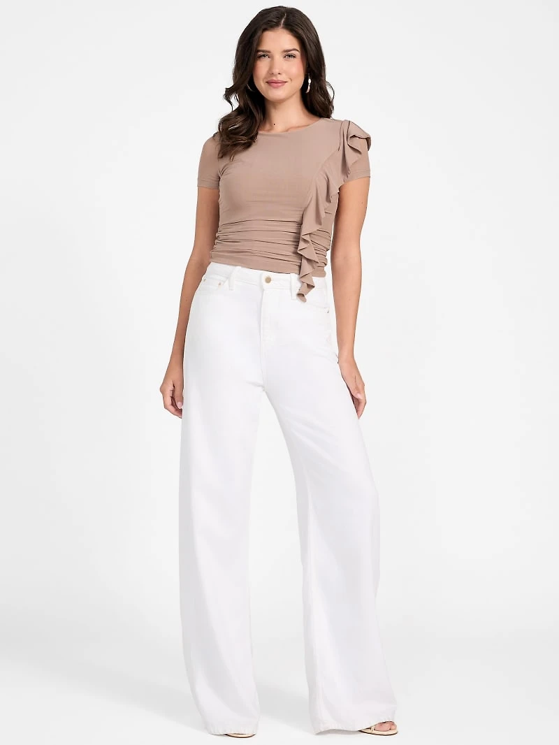 Eco Verdiana Ruffle Top