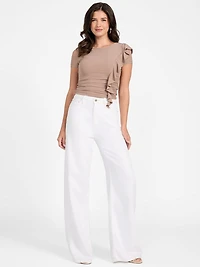 Eco Verdiana Ruffle Top