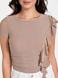 Eco Verdiana Ruffle Top