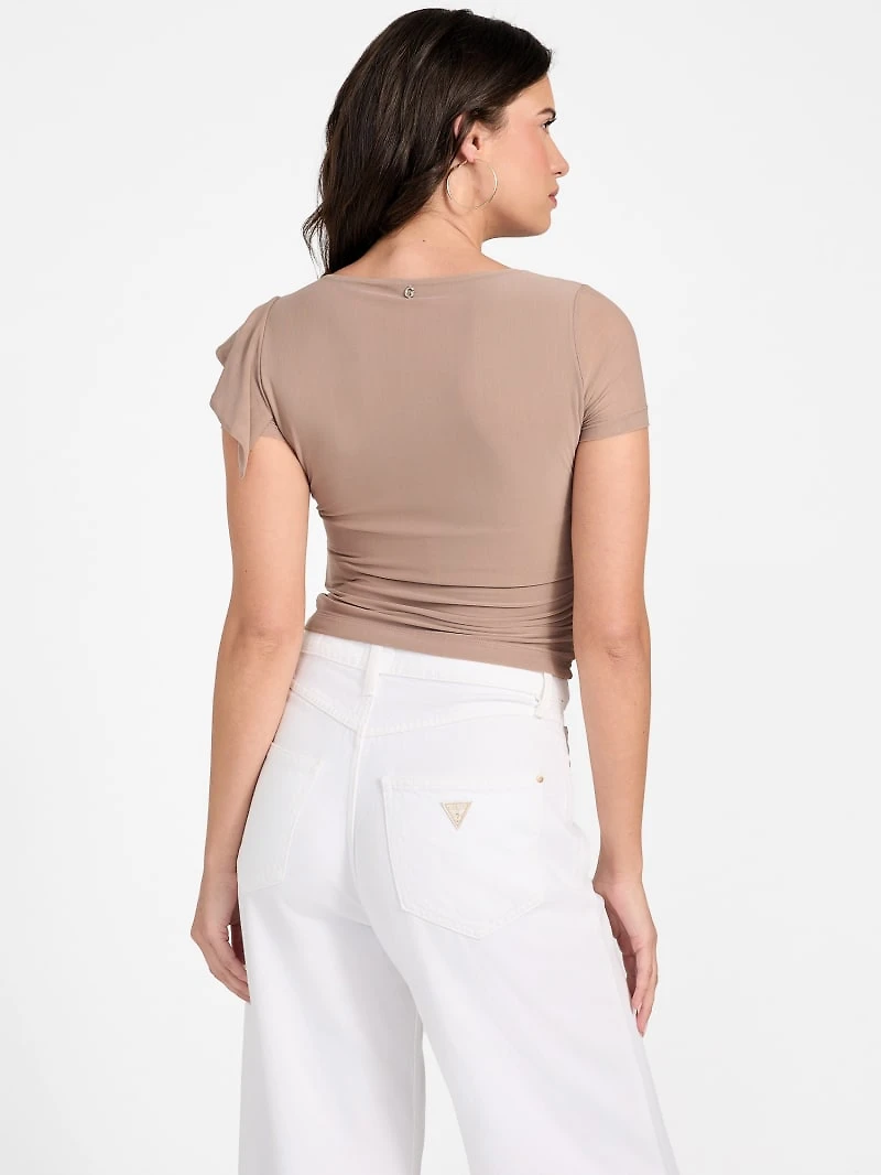 Eco Verdiana Ruffle Top