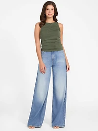 Eco Shirred Ciena Tank Top