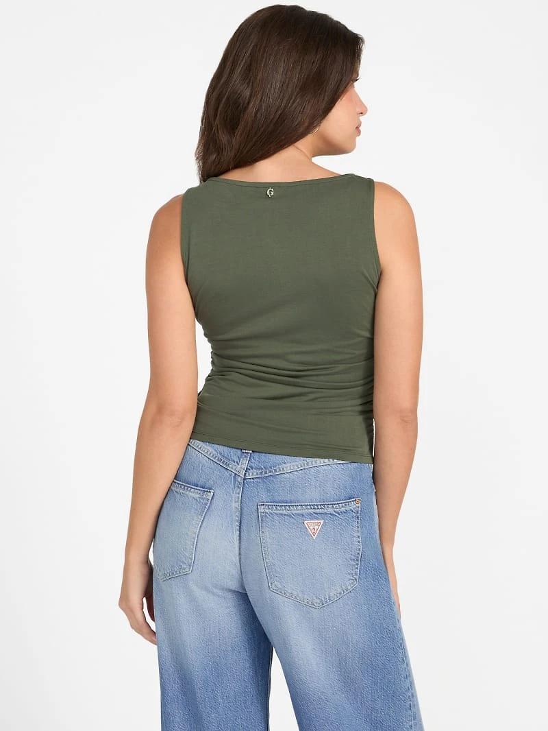 Eco Shirred Ciena Tank Top