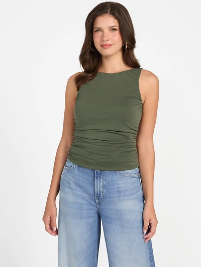 Eco Shirred Ciena Tank Top