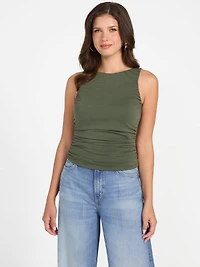 Eco Shirred Ciena Tank Top