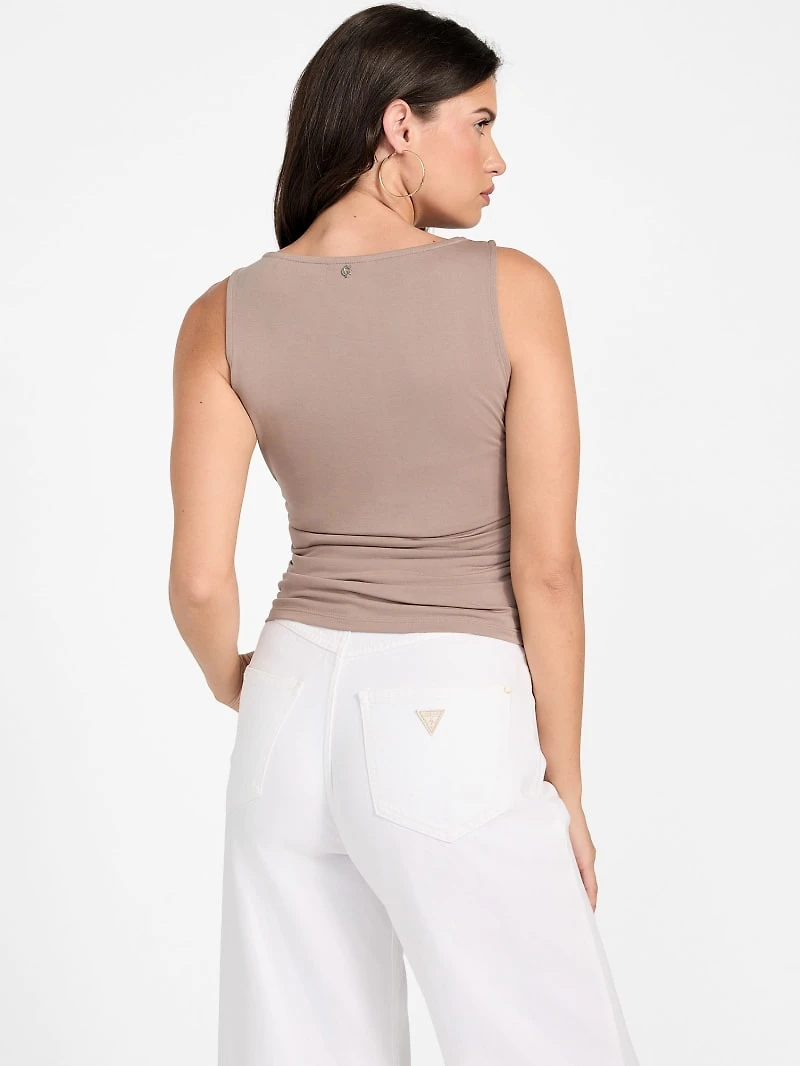 Eco Shirred Ciena Tank Top