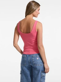 Embroidered Logo Tank Top