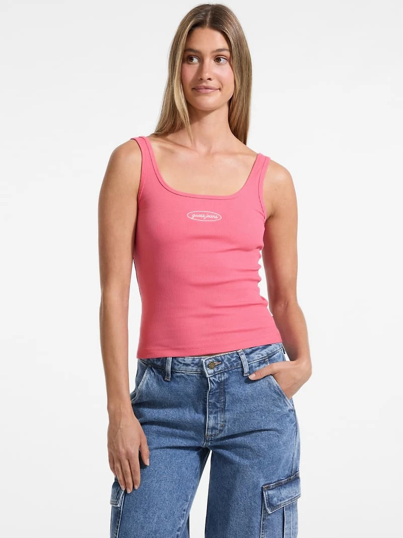 Embroidered Logo Tank Top