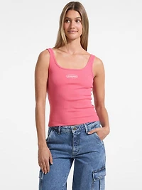 Embroidered Logo Tank Top