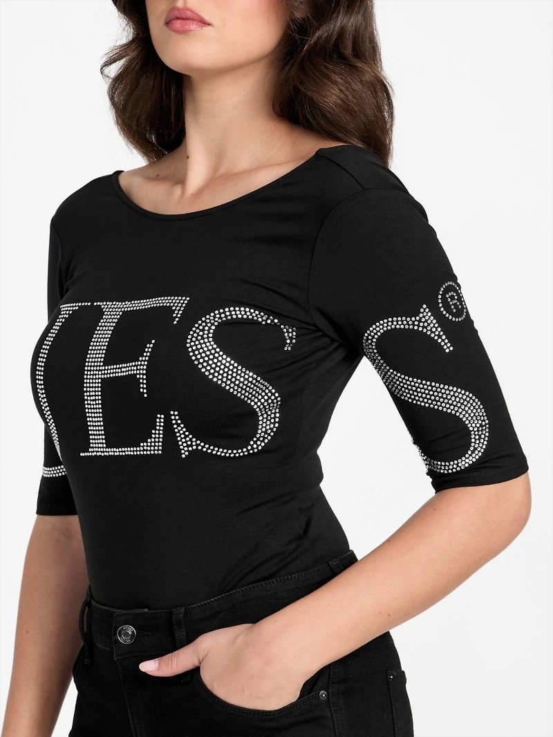 Eco Rhinestone Bodysuit