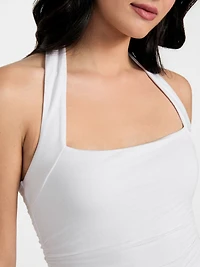 Eco Nora Halter Shirred Tank