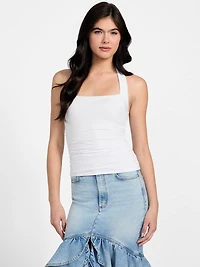 Eco Nora Halter Shirred Tank