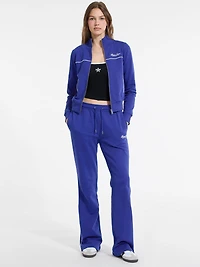 Embroidered Active Zip Sweatshirt