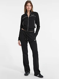 Embroidered Active Zip Sweatshirt