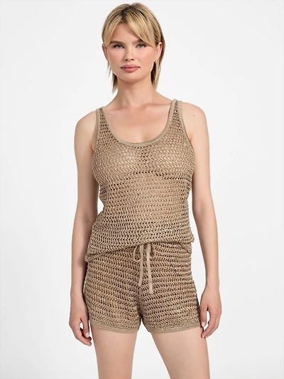 Ava Open-Stitch Tank