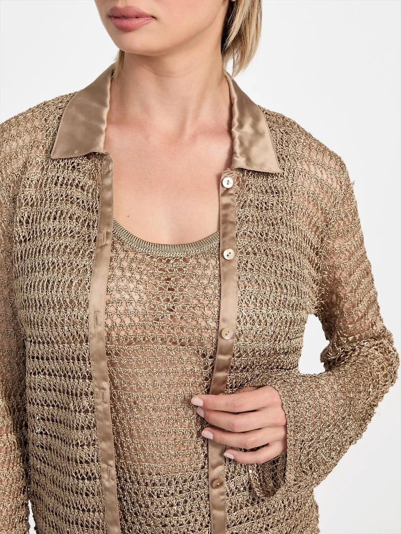 Bella Open-Stitch Top