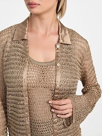 Bella Open-Stitch Top