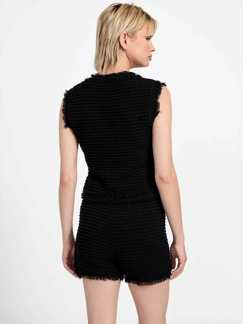 Eco Malina Bouclé Ottoman Vest