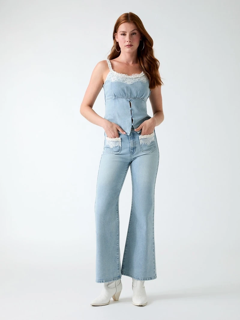 Flare leg jeans