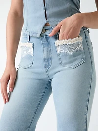 Flare leg jeans