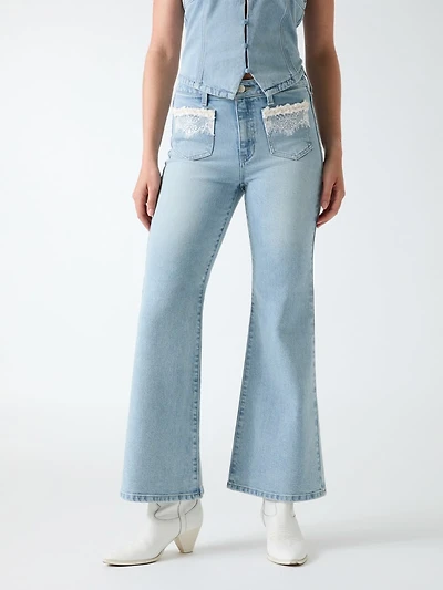 Flare leg jeans
