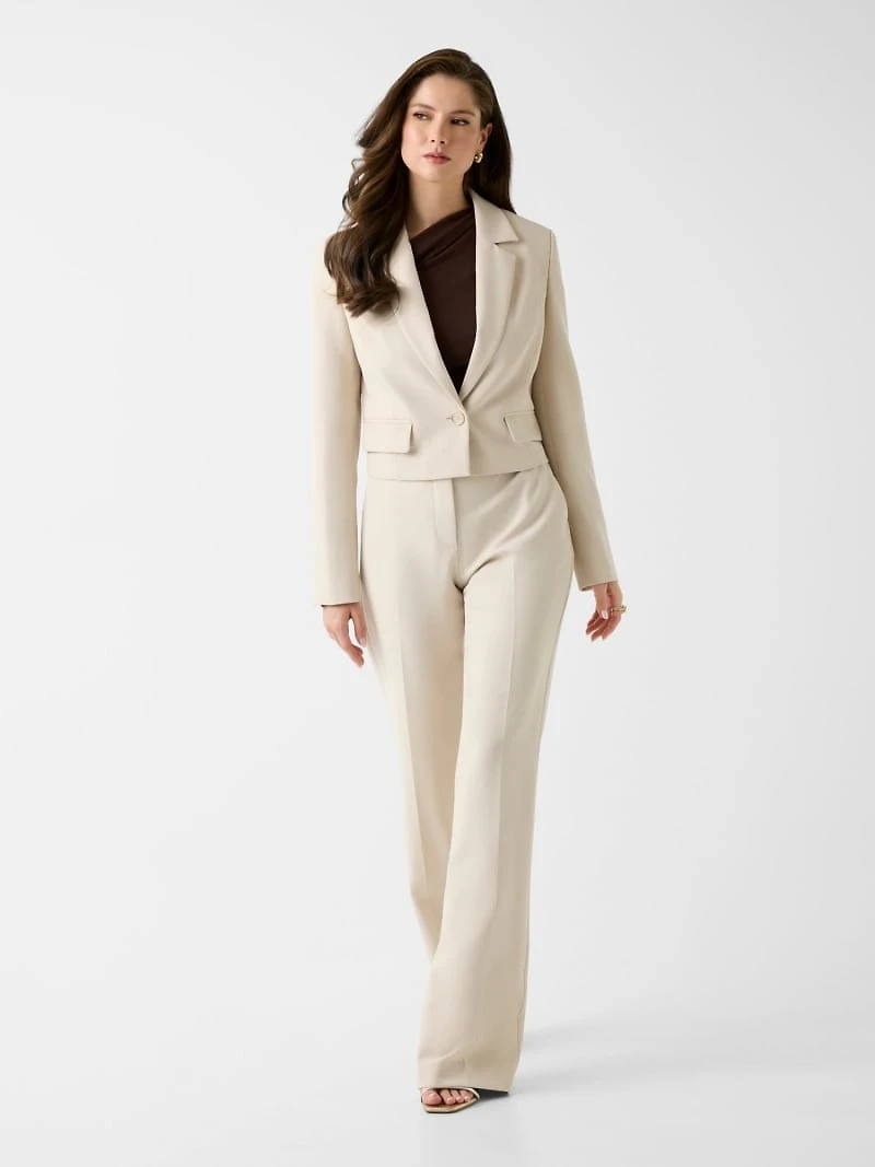 Tailored straight pants