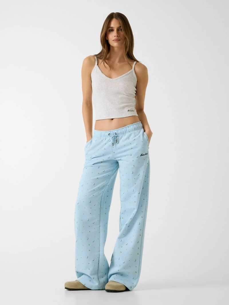 Floral print joggers