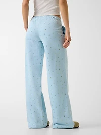 Floral print joggers