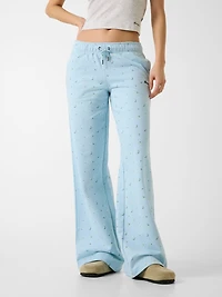 Floral print joggers