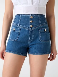 Denim shorts