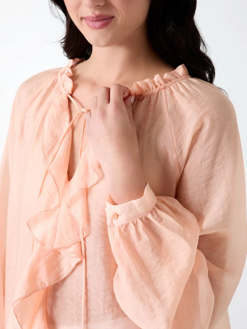 Ruffled blouse