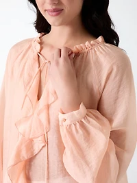 Ruffled blouse