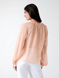 Ruffled blouse