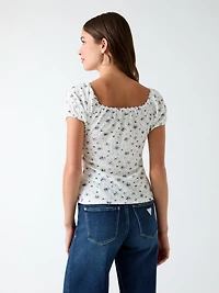 Floral print blouse