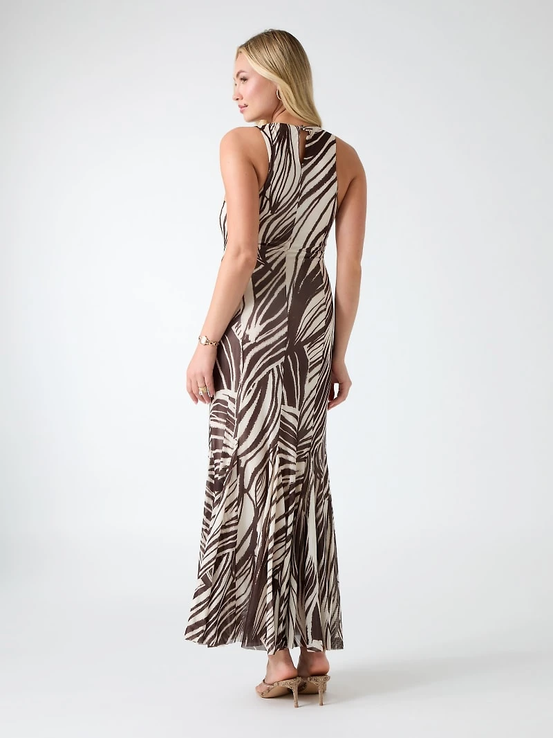 Mesh maxi dress