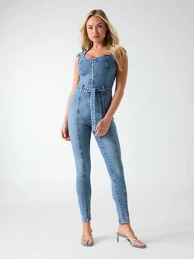 Denim jumpsuit