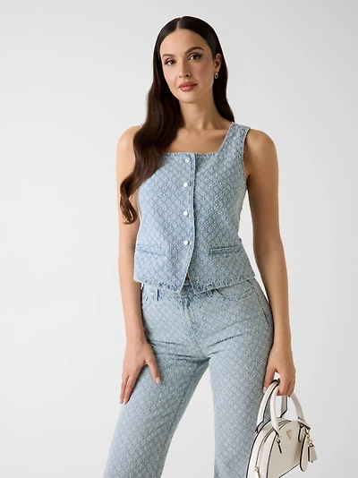 Denim vest
