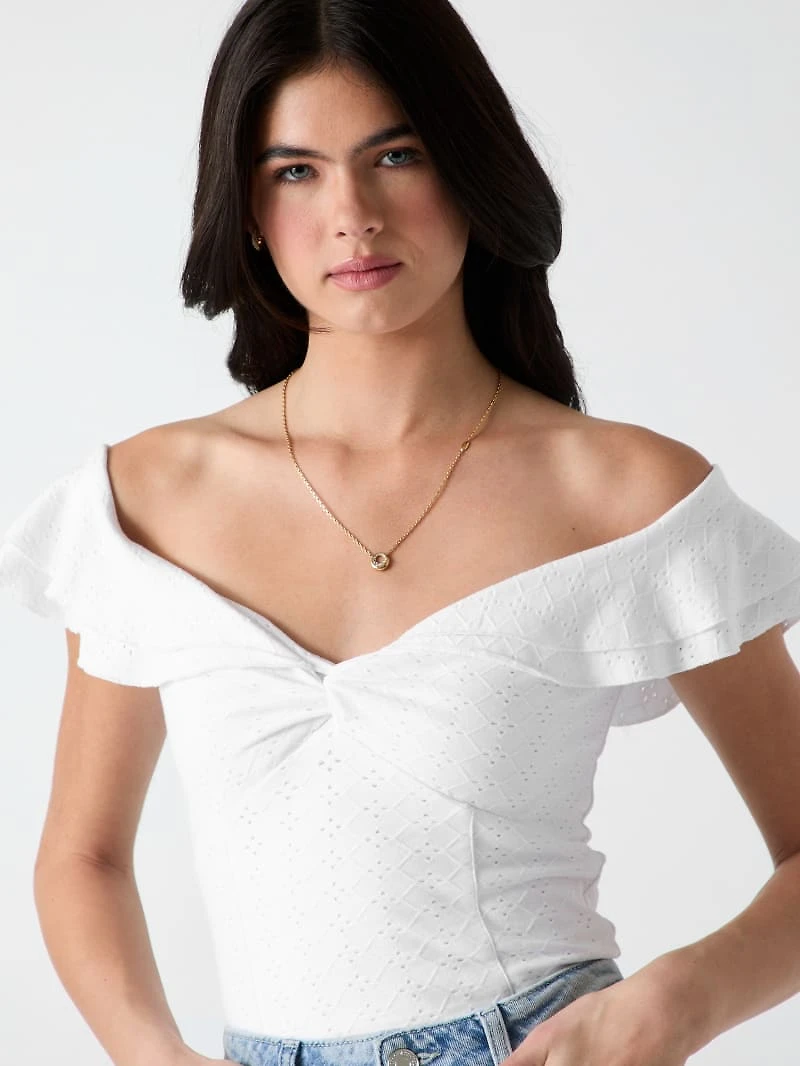 Off-shoulder top