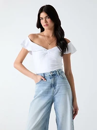 Off-shoulder top