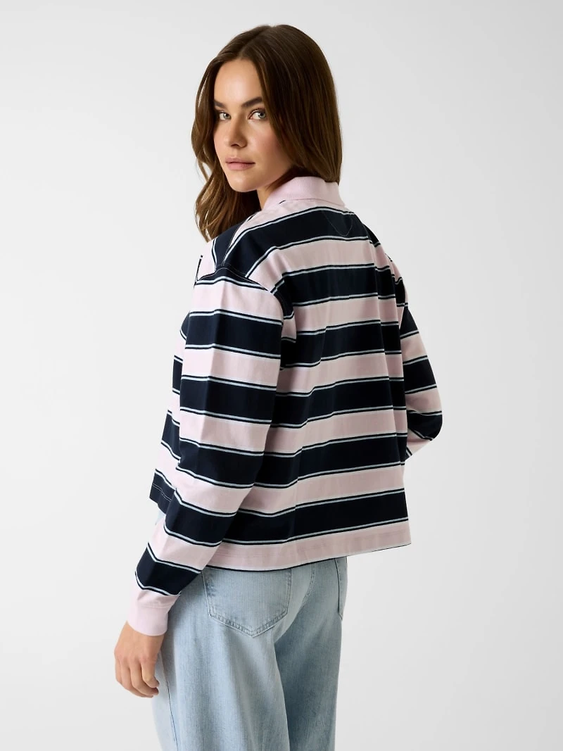 Striped polo