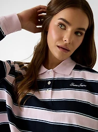Striped polo