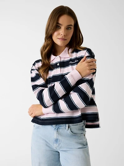 Striped polo