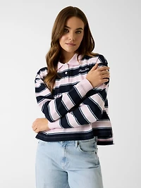 Striped polo