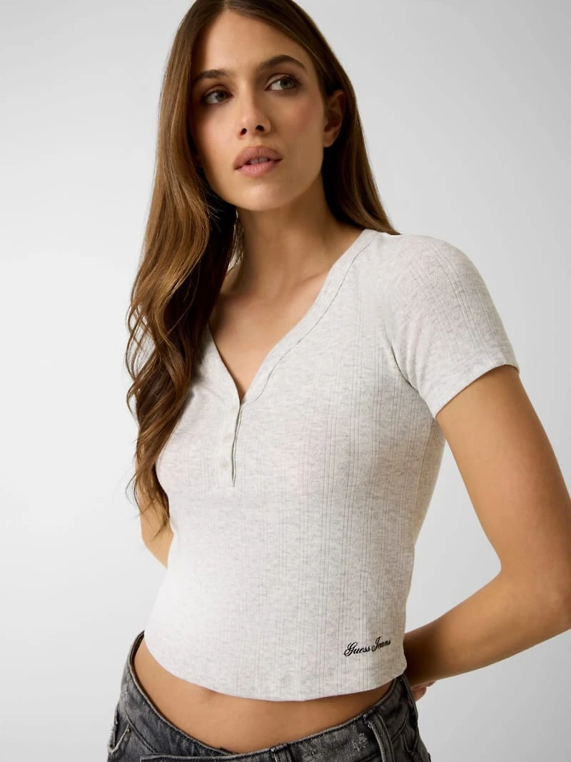 Viscose-blend t-shirt