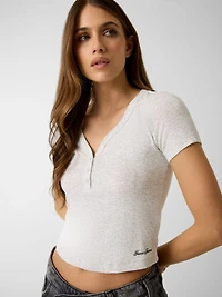 Viscose-blend t-shirt