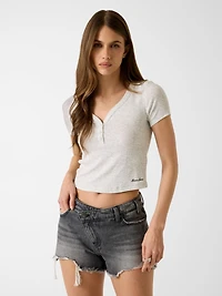 Viscose-blend t-shirt