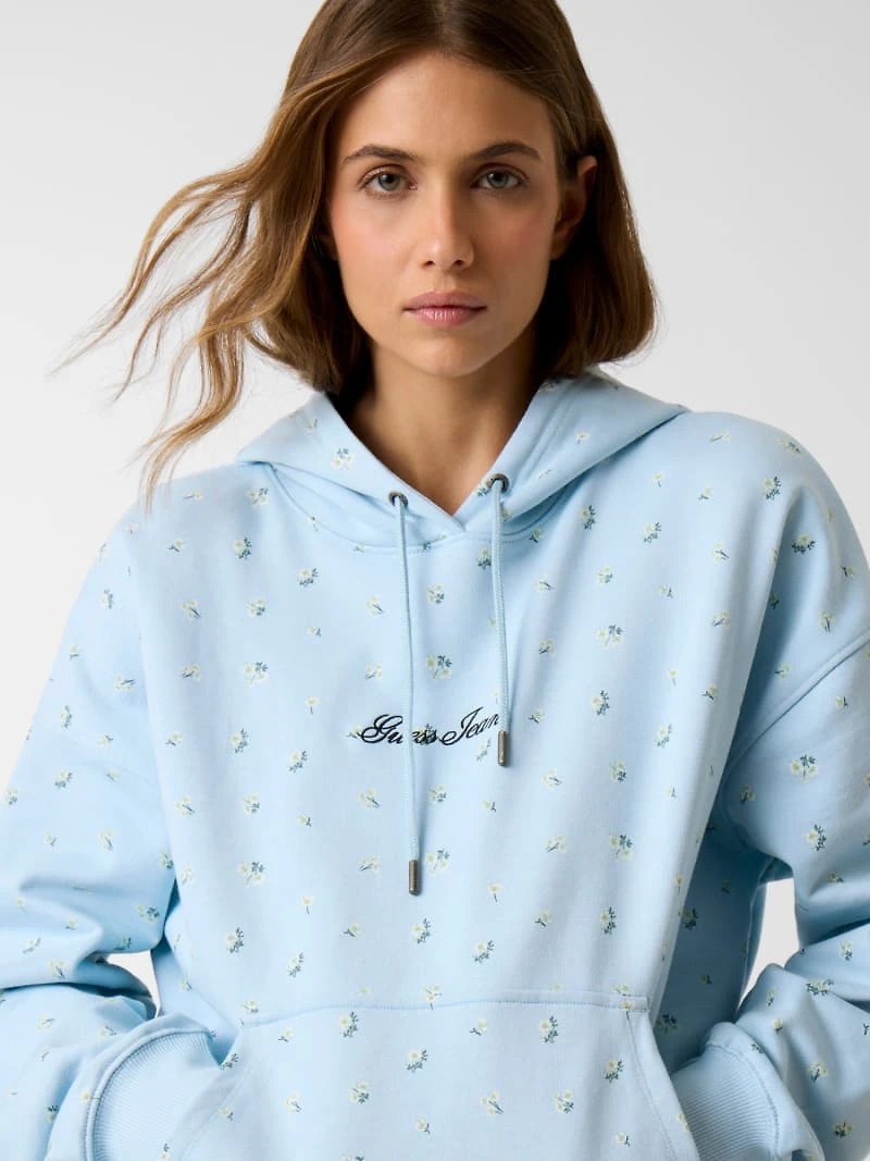 Printed hooded sweatshirt