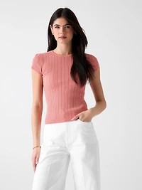 Rib knit top